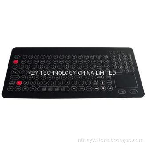 118 Keys Waterproof Industrial Membrane Keyboard , USB PS